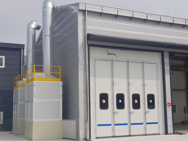 대형센딩룸 배기장치