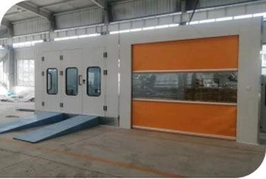 분체,도장 일체형룸